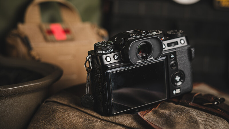 Fujifilm X-T5 back