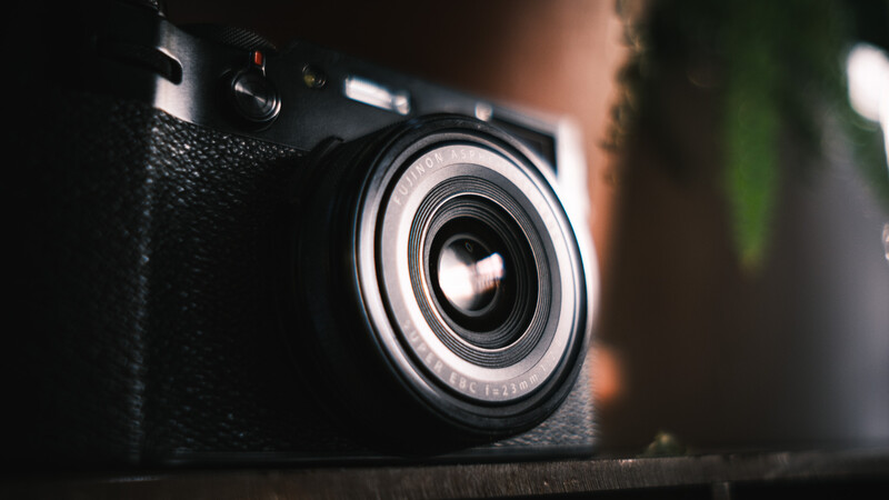 The 23mm f/2 lens offers sharp image, silent leaf shutter, and compact design