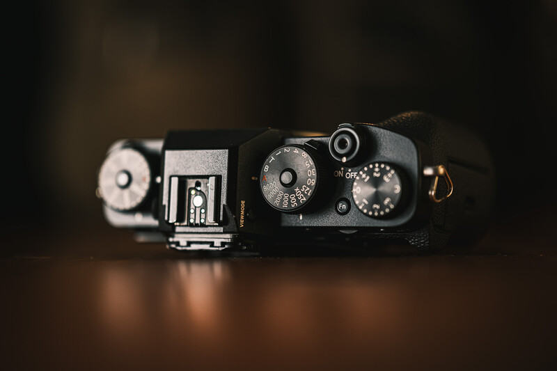 The well-known and much-loved dials of the Fujifilm X system