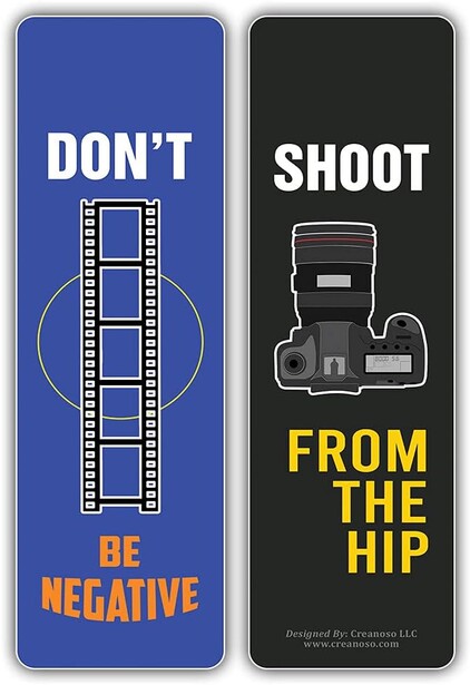 Graphic illustration comparing two photography composition rules with film strip and camera icons.