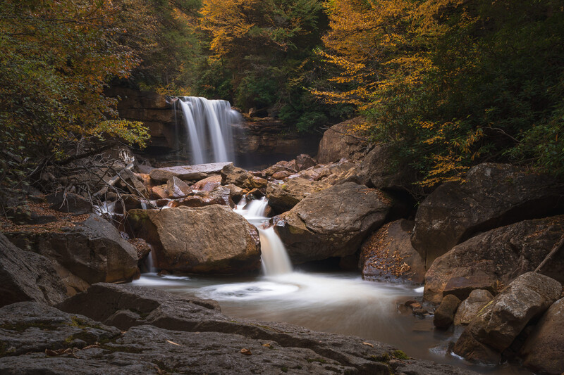 Douglas Falls in West Virginia