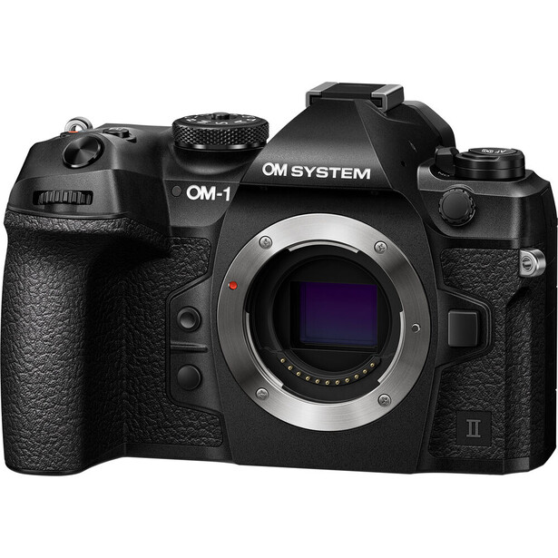 OM System OM-1 Mark II mirrorless camera body with exposed sensor and mount.
