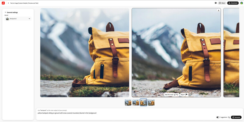 backpack outdoors