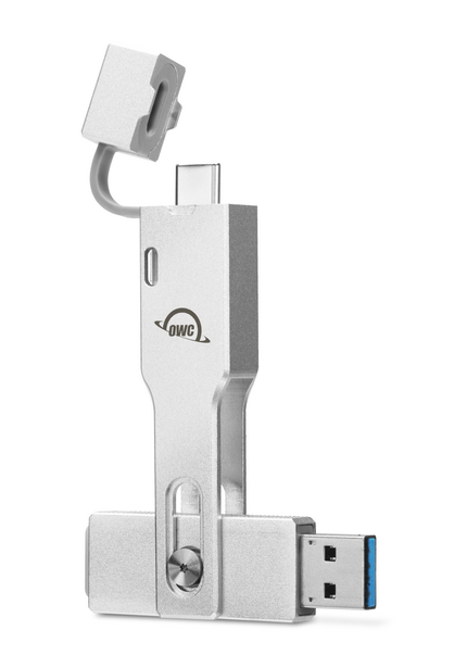 USB adapter with articulating phone mount clamp and adjustable arm assembly.
