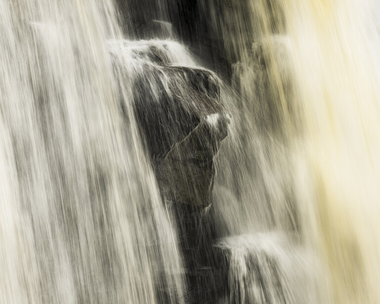 close-up of Blackwater Falls in West Virginia