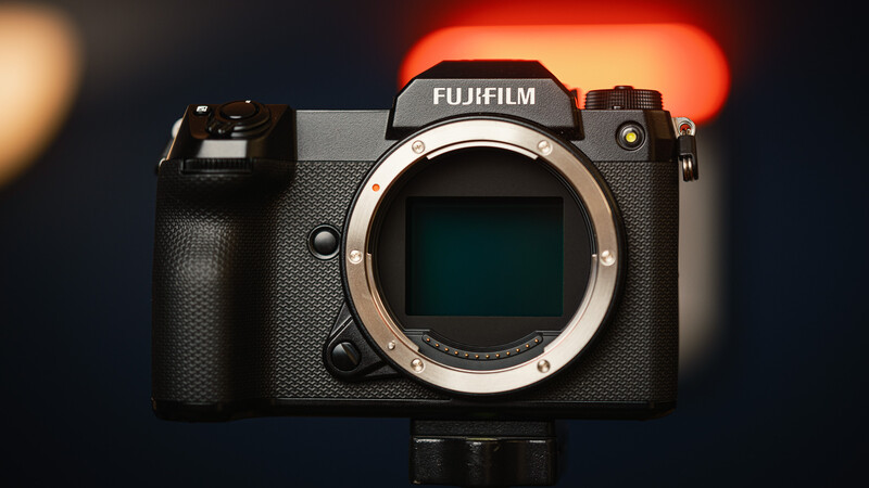 The star of the show. 102-megapixel fully stabilized sensor with fast readout speeds and phase-detect AF pints embedded.