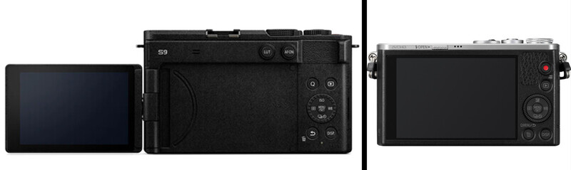 The S9 on the left, GM1 on the right.