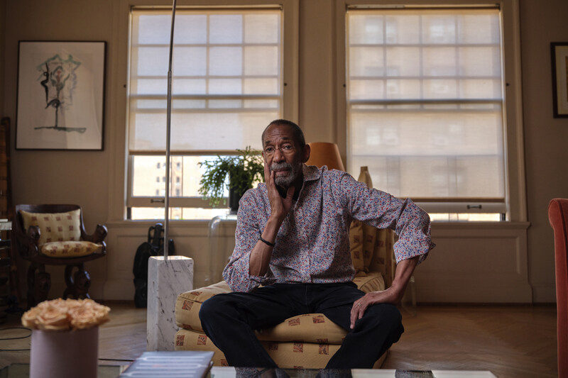 A portrait of jazz bassist Ron Carter