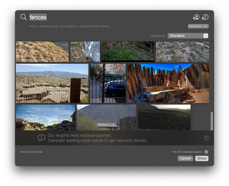 Screenshot of image search results displaying various fence photographs with grid layout.