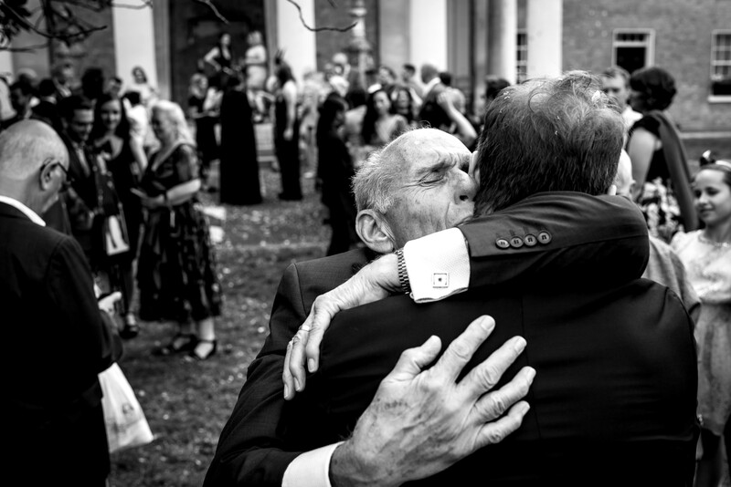 Guests attending wedding