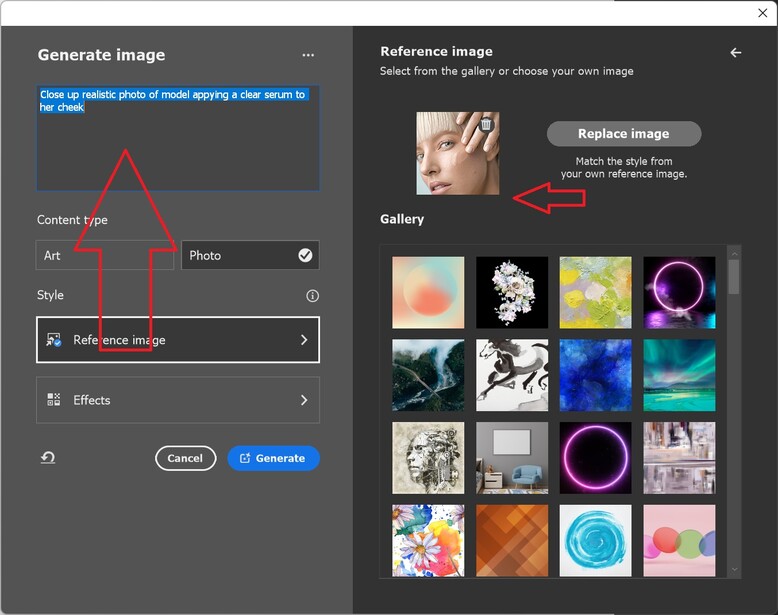 Criticism for AI Info Label on social media when using Generative Fill 