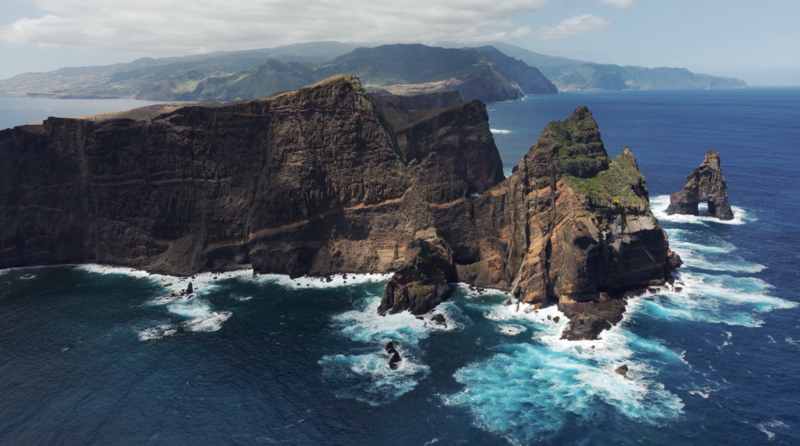  Aerial view of Madeira