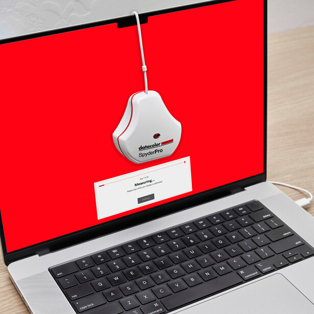Screenshot of a laptop display showing a 3D rendering of a white pendant light fixture against a red background.