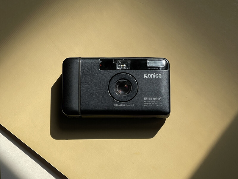 Konica Big Mini compact film point and shoot camera