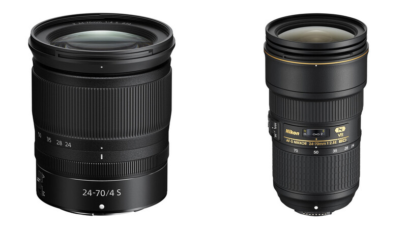 Two telephoto zoom lenses with black barrels displayed side by side against a white background.