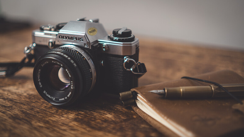 Slightly hipster photo of an Olympus OM10