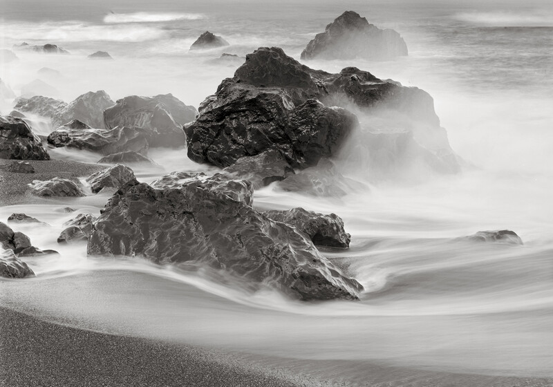 Rocks and Surf Patterns, Navarro Beach