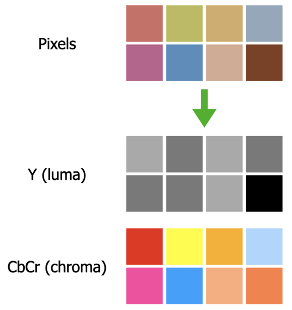 Separating an image into luma and chroma components | © Gordon Webster