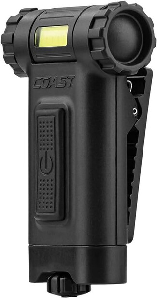 Coast HX4 80 Lumen Dual Color (White &amp; Red) Magnetic LED Clip Light with Beam Rotation