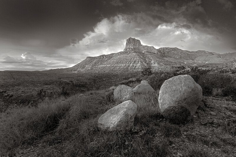 El Capitan and a Rattler, Sunset