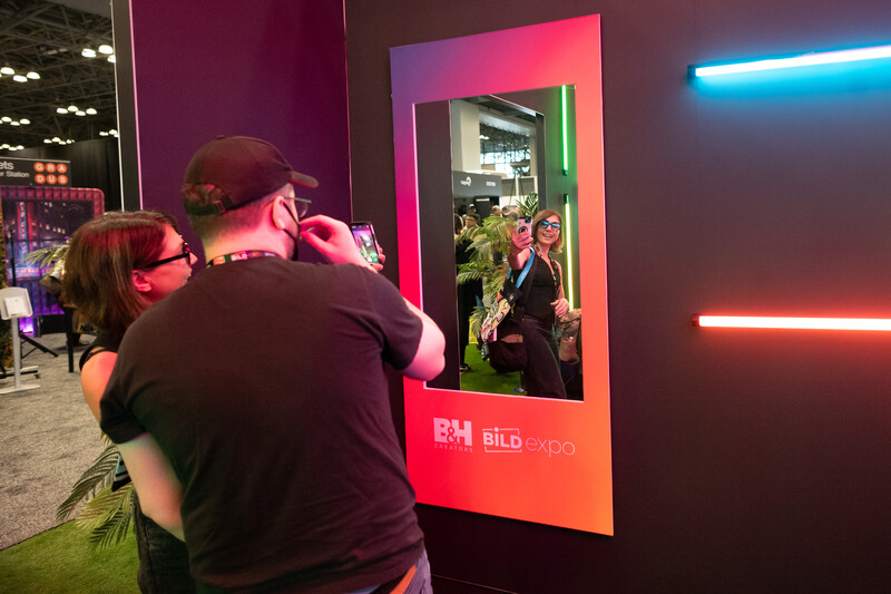 Couple taking a selfie