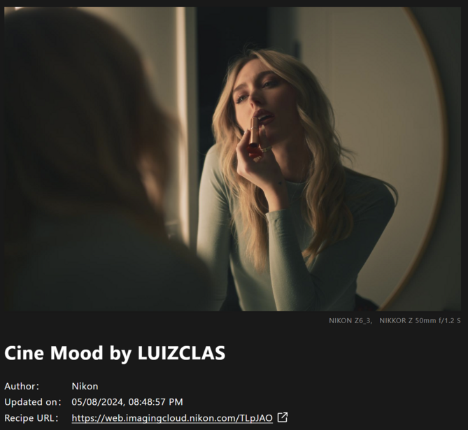Woman with long blonde hair gazing downward with hand near face in soft, directional window light.