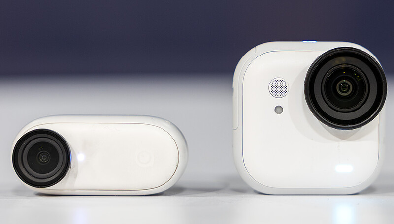 The GO 2 and the GO Ultra, both out of their cases. The GO 3 and 3s are similar in size to the GO 2 while the Ultra is something different entirely.