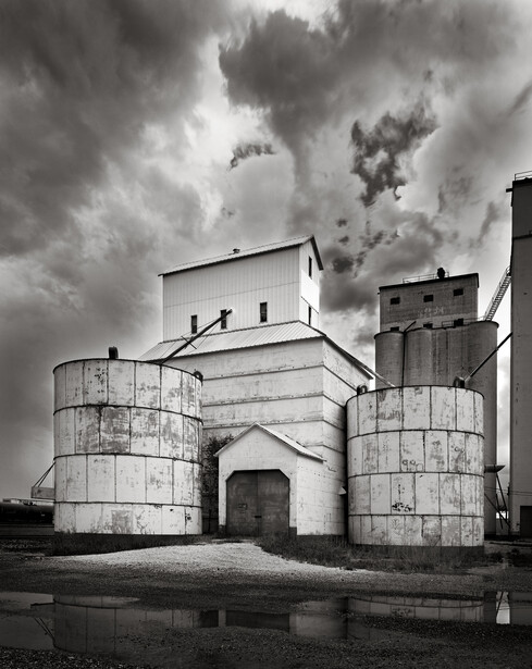 Storage Bins, BNSF Railyard, Clovis, New Mexico