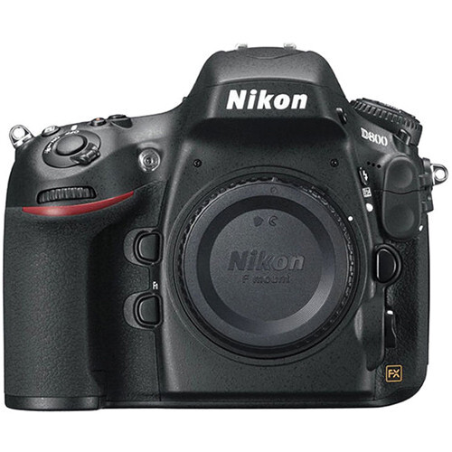 Nikon D850 DSLR camera body shown from front angle against white background.