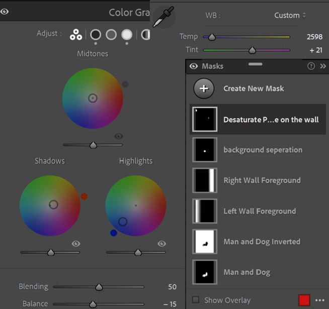 Screen shot of Lightroom