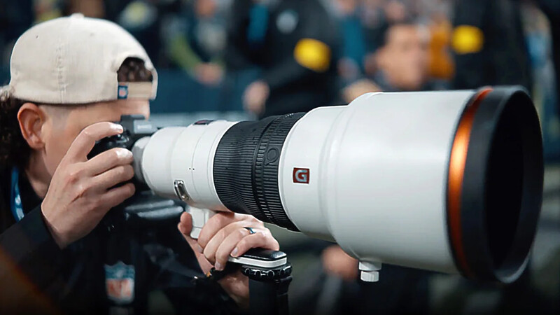 An Associated Press photographer at Super Bowl LX