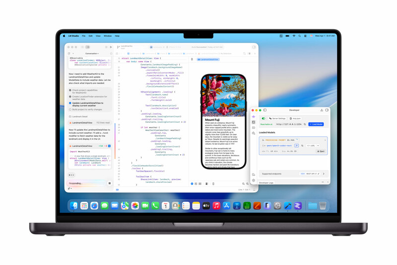 Screenshot of a Mac desktop displaying multiple windows with text documents, a smartphone mockup, and application windows.