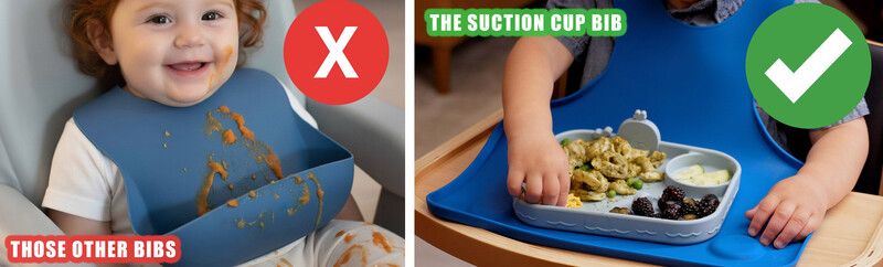 suction cup bib