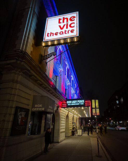 Photograph of the outside of concert venue
