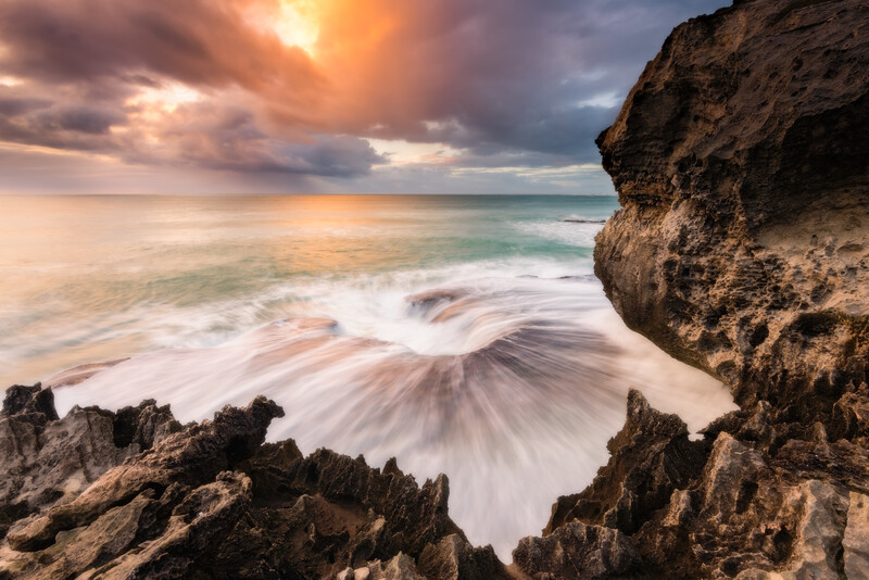 Sunrise at Arniston, Cape Town.