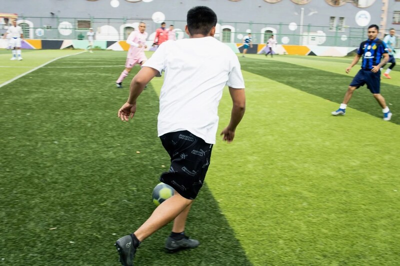 Football in the Maracanà stadium in Tepito.