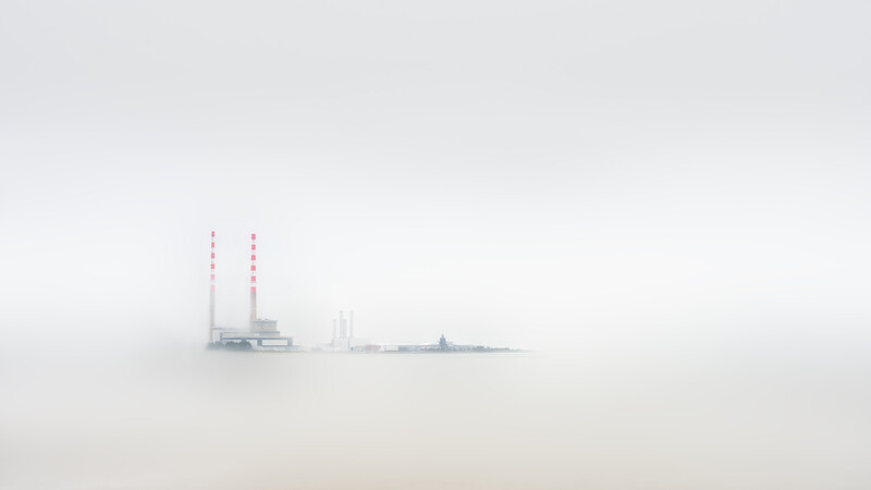 A fine art photograph of Dublin iconic Poolbeg