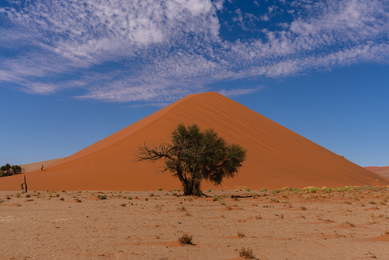 sand dune in Namibia at 35mm