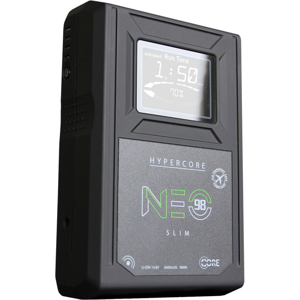 Hypercom Neo 90 Slim portable exposure meter with LCD display showing digital readout