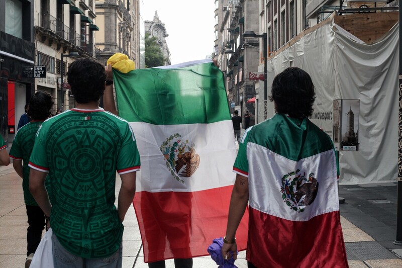 Mexican Flag. Mexico City, 2026. Alex Coghe
