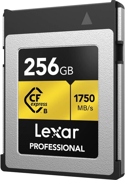 Lexar Professional 256GB CFexpress Type B memory card with 1750 MB/s read speed