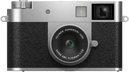 Illustration of Fujifilm Instax Wide 300 instant camera with silver top plate and black textured body