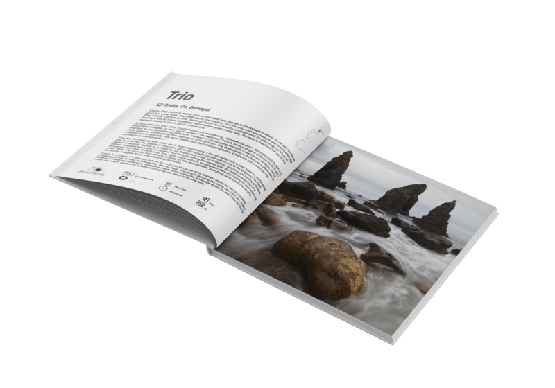 Open magazine spread showing article text and wildlife photograph of seals on ice