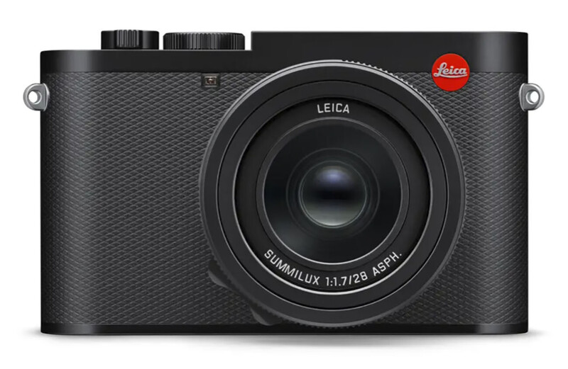 Leica Q2 compact digital camera with fixed Summilux lens, displayed against white background