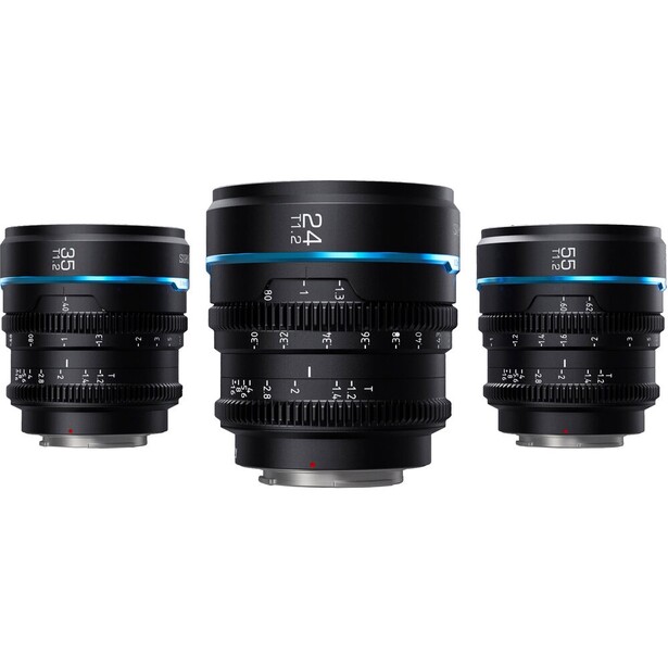 Sirui Night Walker T1.2 S35 Cine 3-Lens Set