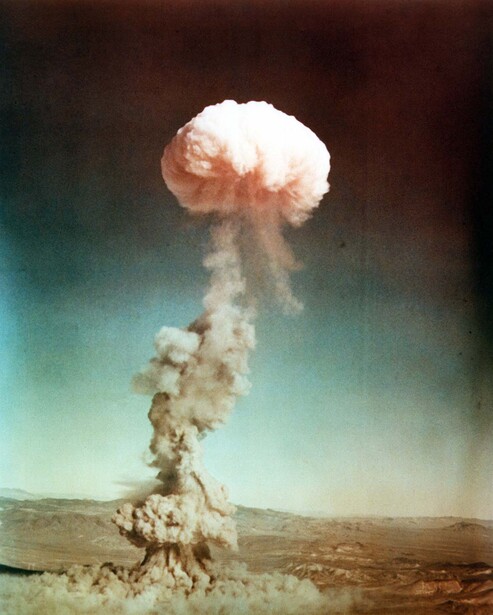 The Easy shot of Operation Buster-Jangle, a 31-kiloton device detonated at the Nevada test site on November 5, 1951