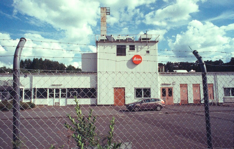 Leica s plant at Solms, shot through the perimeter fence