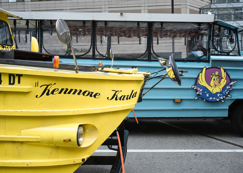 Photo of amphibious tour vehicles