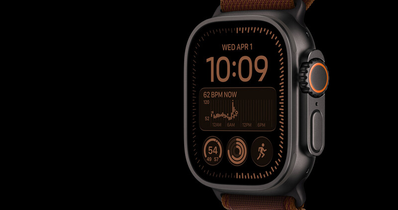 Apple Watch Ultra 4 showing a heart rate complication on its face