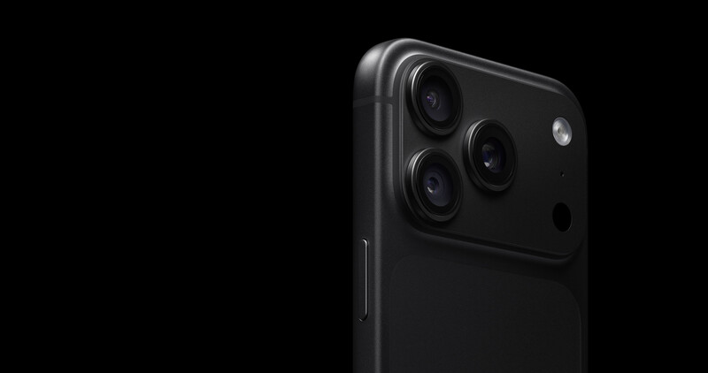 Close-up of the iPhone 18 Pro camera module in black